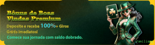 Bônus boas-vindas familiapg R$100